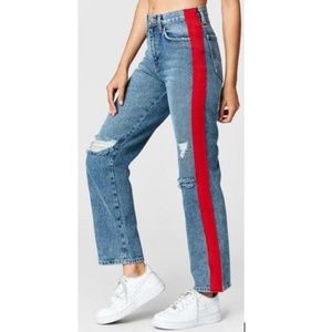CARMAR Denim Red Stripe Jeans